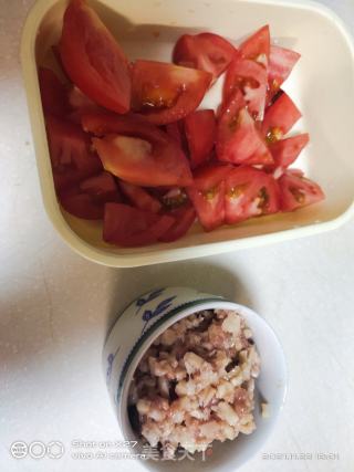 西红柿肉末汤的做法步骤：1