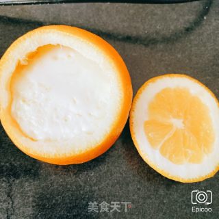 橙子蒸蛋的做法步骤：7