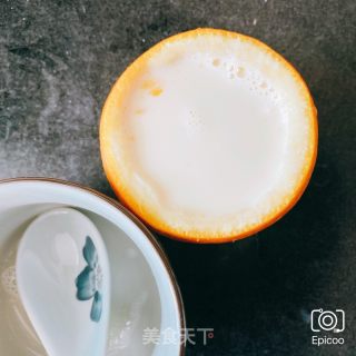橙子蒸蛋的做法步骤：4