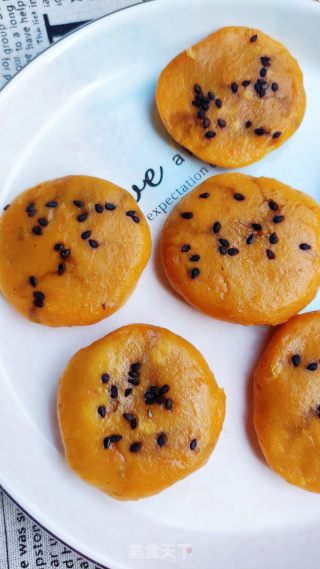 红薯豆沙饼的做法步骤：13