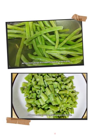 芸豆炒虾酱的做法步骤：1