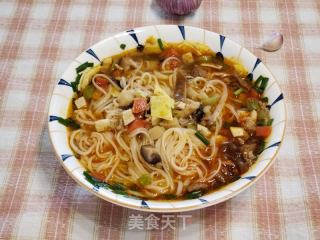 陕西特色美食～家常臊子面的做法步骤：15