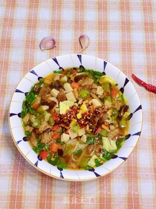 陕西特色美食～家常臊子面的做法步骤：13