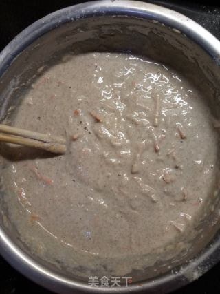 胡萝卜虾皮黑麦饼的做法步骤：7