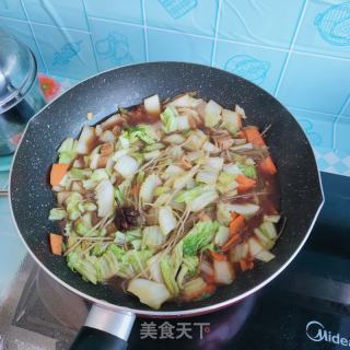 卤肉白菜炖粉条的做法步骤：5