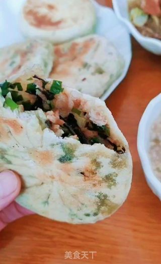 梅干菜卤肉馅饼的做法步骤：15