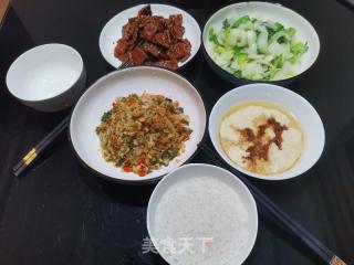 鸡白菜炒肉末（白菜两吃）的做法步骤：11