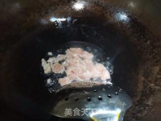 鸡白菜炒肉末（白菜两吃）的做法步骤：5