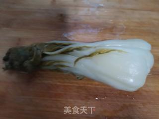 鸡白菜炒肉末（白菜两吃）的做法步骤：4