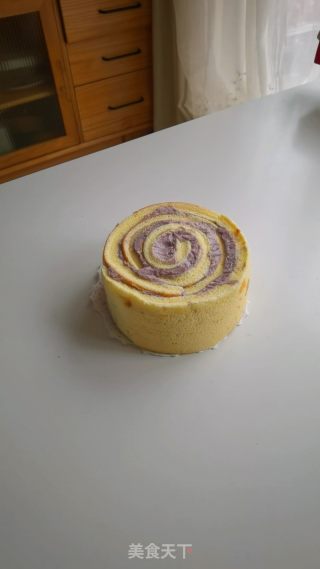 芋泥旋窝蛋糕的做法步骤：10