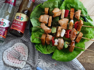 减脂鸡肉串的做法步骤：7