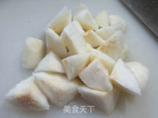桑葚干雪梨糖水的做法步骤：2