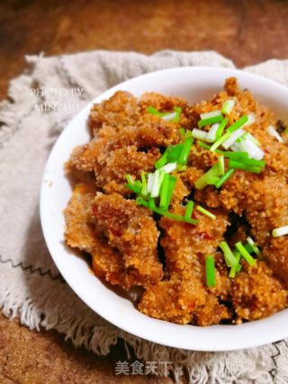 老干妈粉蒸肉的做法步骤：11