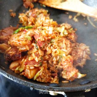 辣萝卜炒饭的做法步骤：13