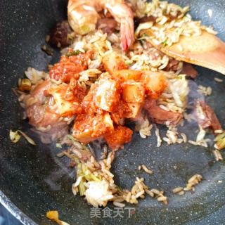 辣萝卜炒饭的做法步骤：12