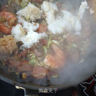 辣萝卜炒饭的做法步骤：10