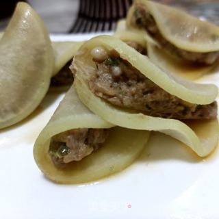 蒸白萝卜肉卷的做法步骤：14
