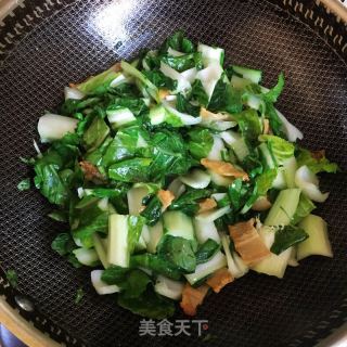 腊肉炒白菜的做法步骤：3