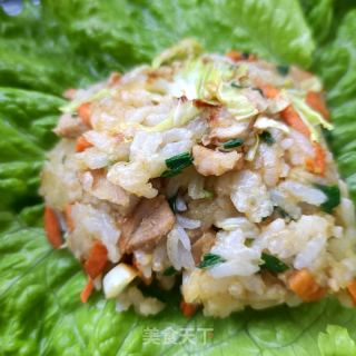 生菜饭包的做法步骤：17