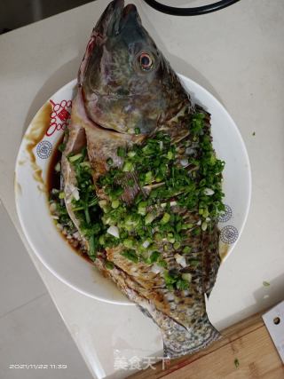 清蒸罗非鱼的做法步骤：3