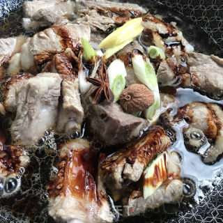 土锅啤酒炖排骨的做法步骤：6