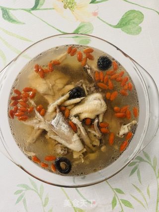 墨鱼干香菇鸡汤的做法步骤：15