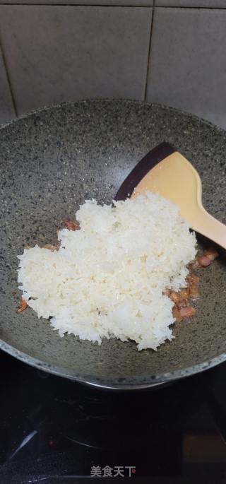 炒糯米饭的做法步骤：9