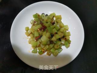 小炒莴笋丁的做法步骤：6