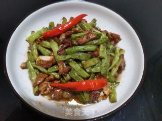干煸四季豆烧肉的做法步骤：10