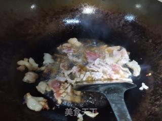 干煸四季豆烧肉的做法步骤：5