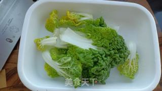 极简不失美味——榛蘑炒奶白菜的做法步骤：4