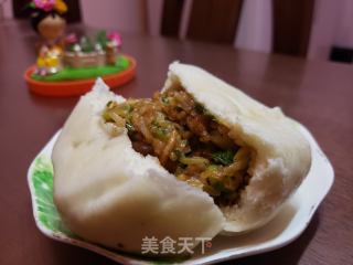 白萝卜粉条包子的做法步骤：18
