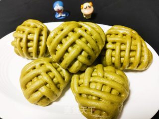 红枣菠菜汁花卷的做法步骤：20