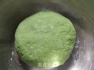 红枣菠菜汁花卷的做法步骤：4