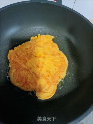 辣白菜煎饼的做法步骤：9