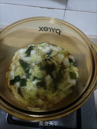 白菜豆卷汤的做法步骤：8