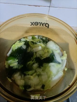 白菜豆卷汤的做法步骤：6