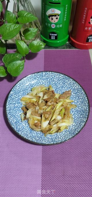 大葱炒肉片的做法步骤：8