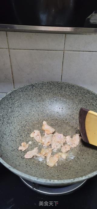 大葱炒肉片的做法步骤：3