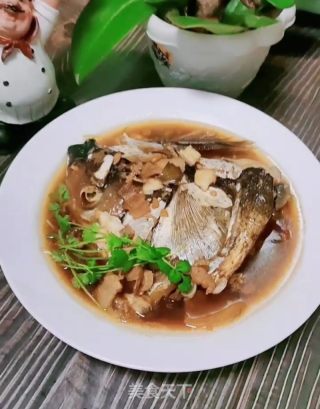 酱烧鱼头的做法步骤：17