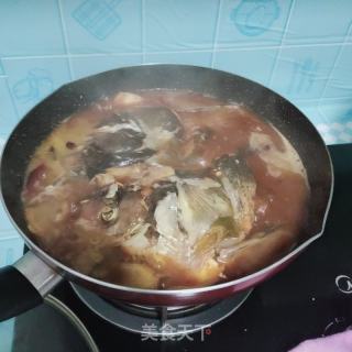 酱烧鱼头的做法步骤：16
