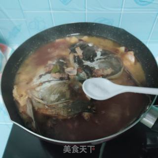 酱烧鱼头的做法步骤：14