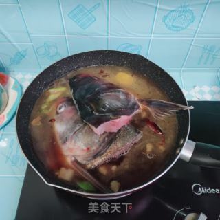 酱烧鱼头的做法步骤：12