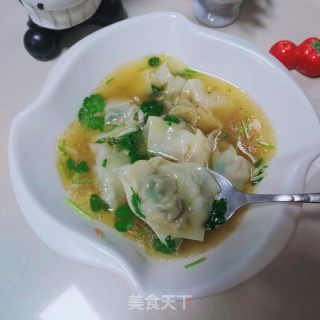荠菜肉馄饨的做法步骤：13