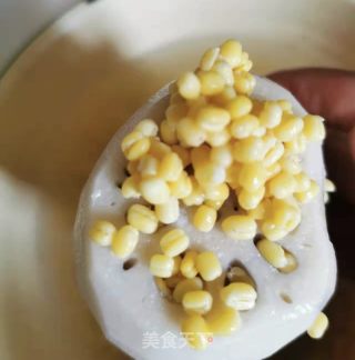 脱衣绿豆酿莲藕的做法步骤：6