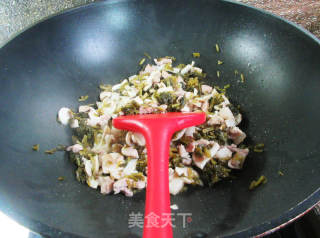 咸菜猪肉蘑菇馅千张包的做法步骤：7