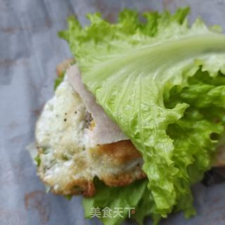 精肉煎蛋三明治的做法步骤：8
