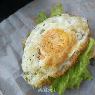 精肉煎蛋三明治的做法步骤：7