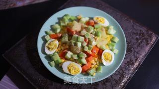 玉米黄瓜鸡蛋沙拉的做法