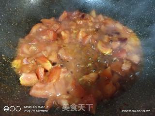 西红柿炒通心粉的做法步骤：3